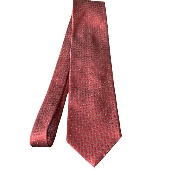 Pre Owned Men’s Hart Schaffer Marx Tie Neck Tie Necktie Silk Handmade in Italy - Picture 2 of 5